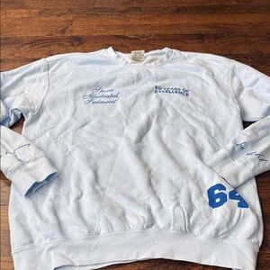 Light blue Sports Illustrated 60 years crew neck sweatshirt